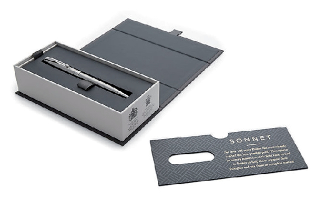 Balpen Parker Sonnet stainless steel CT medium