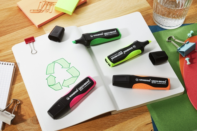 Markeerstift STABILO GREEN BOSS 6070/56 roze