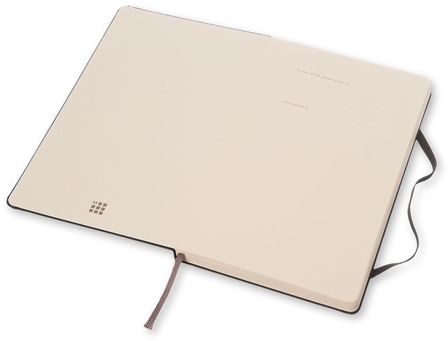 Notitieboek Moleskine large 130x210mm dots hard cover zwart