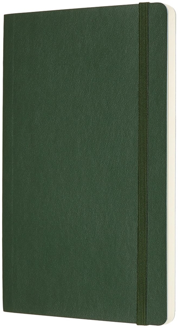 Notitieboek Moleskine large 130x210mm dots soft cover myrtle green