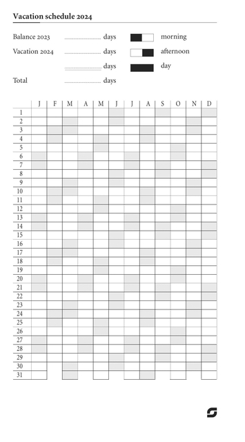 Agendavulling 2027 Succes Standard 1dag/1pagina