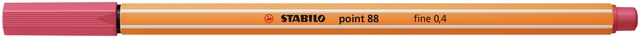 Fineliner STABILO point 88/49 fijn aardbeienrood