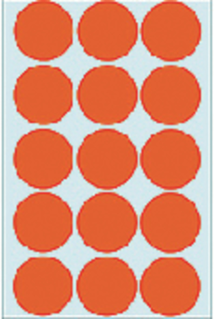 Etiket HERMA 2272 rond 32mm rood 480 stuks