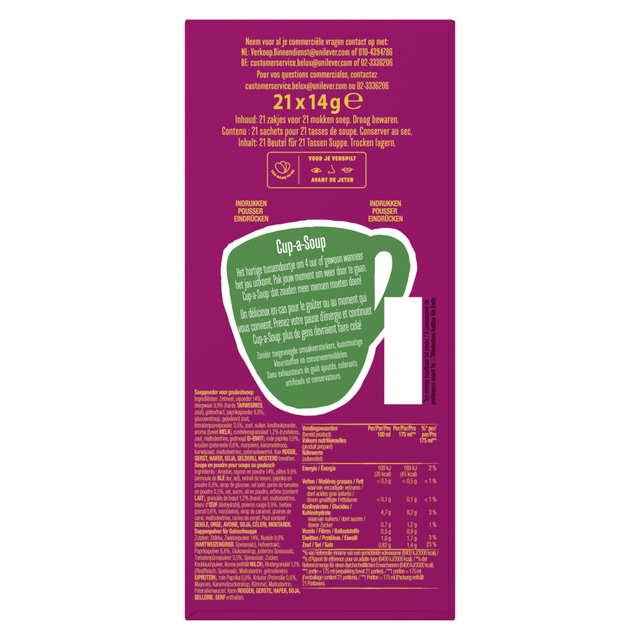 Cup-a-Soup Knorr Hongaarse goulash 21x175ml