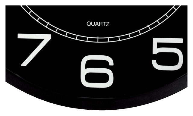 Wandklok Unilux Mega Ø 57.5cm zwart