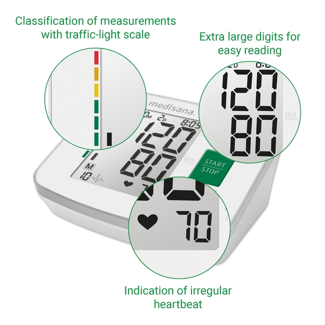 Bovenarmbloeddrukmeter Medisana BU 512