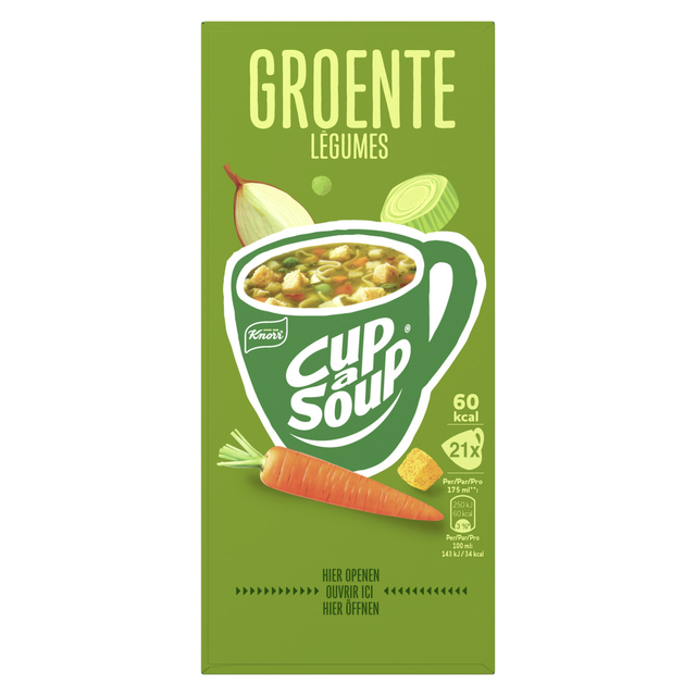 Cup-a-Soup Knorr groente 21x175ml