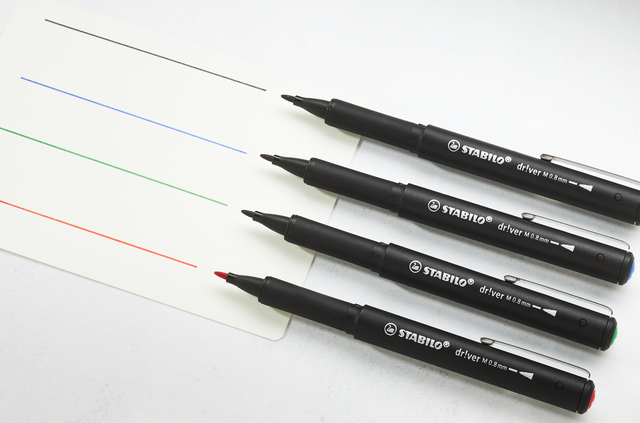 Fineliner STABILO dr!ver medium blauw