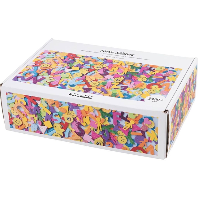 Foamstickers Creativ diverse vormen zelfklevend doos à 2640st assorti
