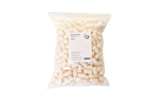 Opvulchips IEZZY 10l biologisch afbreekbaar crème