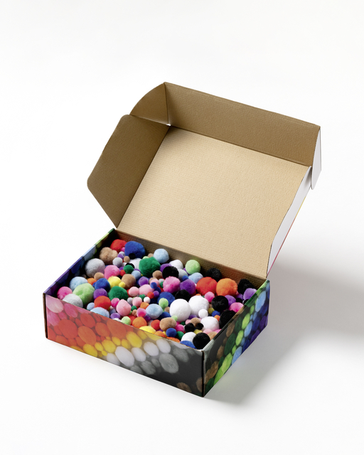 Pompons Folia 200 gram assorti