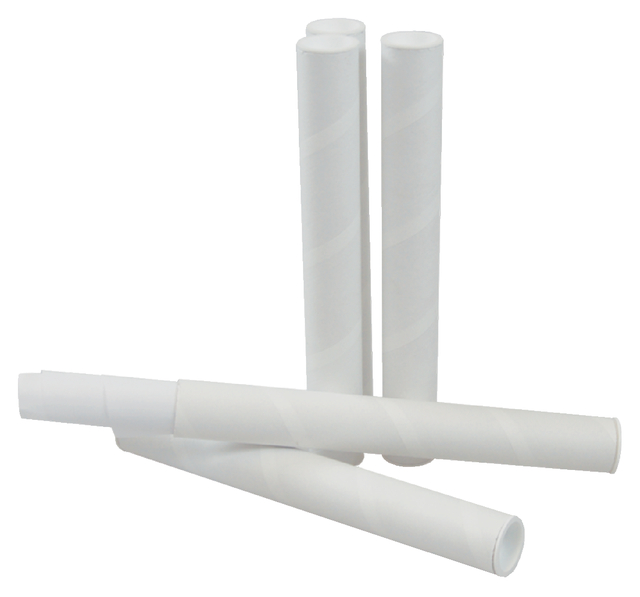 Verzendkoker CleverPack A3 330x50mm met doppen wit pak à 20 stuks