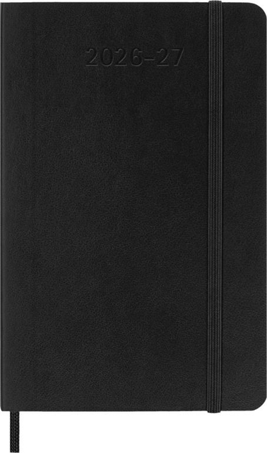 Agenda 2027 Moleskine 18M Planner Weekly 7dagen/1pagina pocket sc black