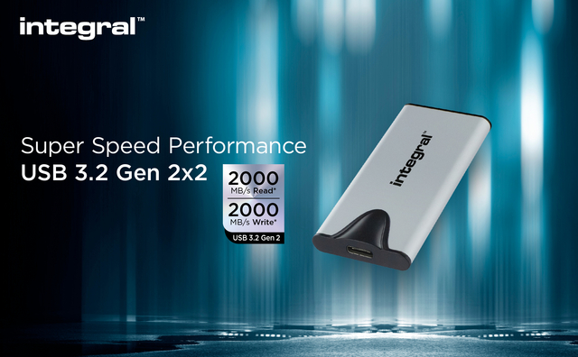 SSD Integral SlimXpress Portable USB-C 2TB