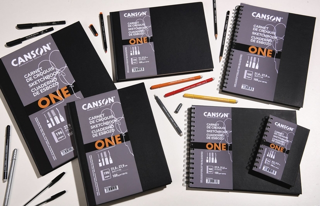 Schetsboek Canson Art Book One hardcover 98vel 100gr 216x279mm wit