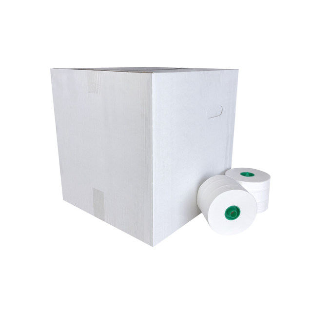 Toiletpapier Cleaninq systeemrol 2-laags 100m wit