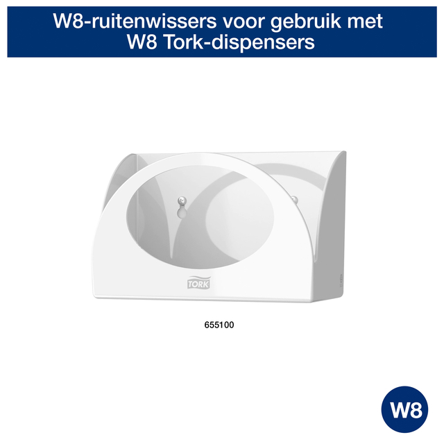 Reinigingsdoek Tork W8 Premium 1-laags 40 vel rood 194750