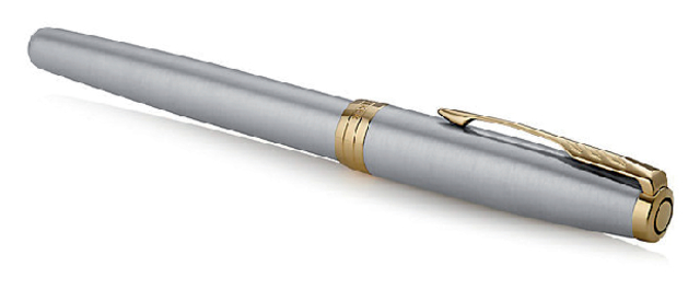 Vulpen Parker Sonnet stainless steel GT fijn