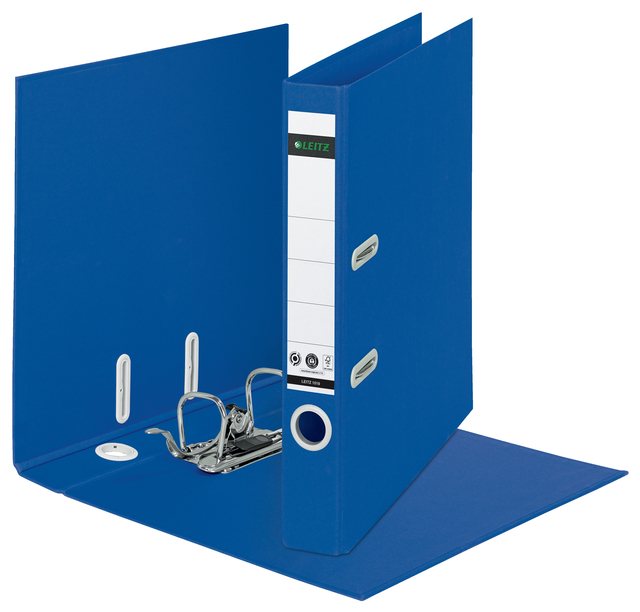 Ordner Leitz Recycle 180° 50mm karton A4 blauw