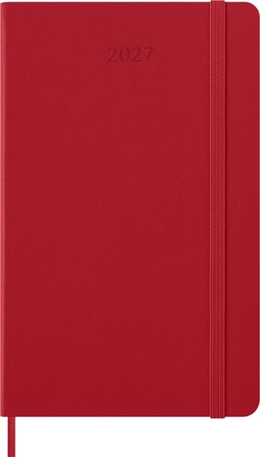 Agenda 2027 Moleskine 12M Planner Weekly 7dagen/1pagina large hc scarlet red