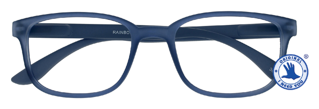 Leesbril I Need You +3.00 dpt Rainbow blauw