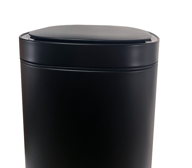 Afvalbak Desq Sensor 40 liter RVS zwart