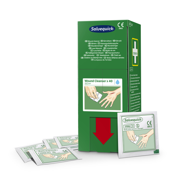 Wondreinigingsdoekjes Salvequick 40 stuks