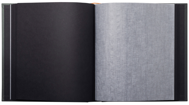 Fotoalbum Exacompta 29x32cm 60 zwarte pagina's Néo Déco zwart