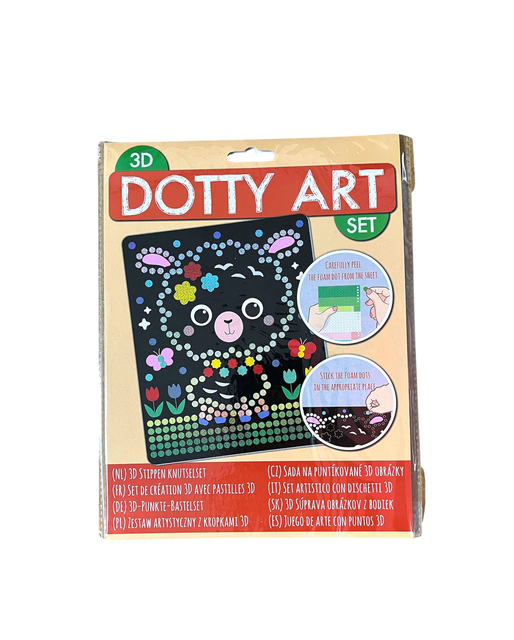 Knutselset 3D Dotty art assorti