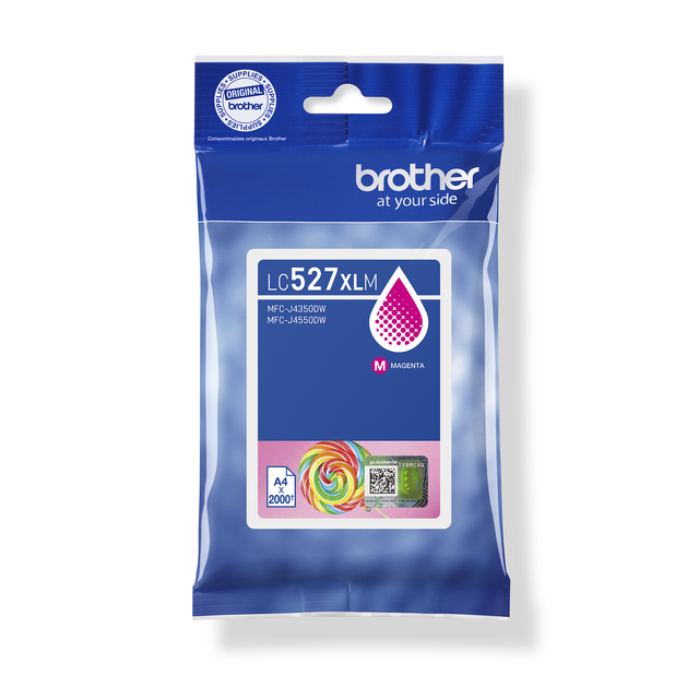 Inktcartridge Brother LC-527XLM rood