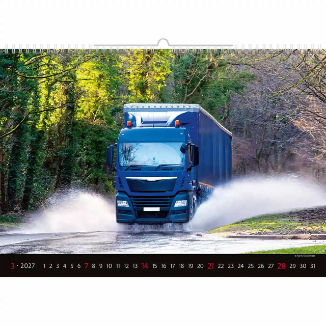 Kalender 2027 Helma 365 31.5x45cm de ultieme vrachtwagen