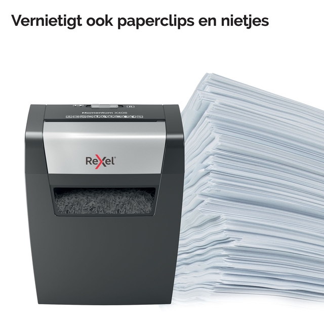 Papiervernietiger Rexel Momentum X406 snippers 4x28mm