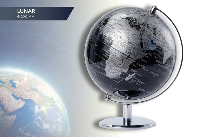 Globe Troika 20cm zwart-zilver