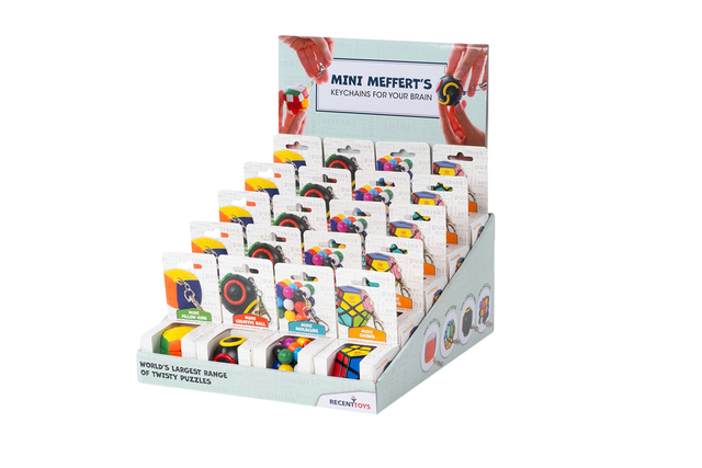 Meffert mini keychain display 20 stuks