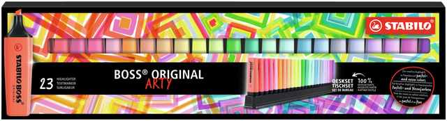 Markeerstift STABILO BOSS Original Arty 70/23 assorti deskset à 23st