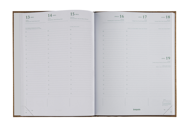 Agenda 2027 Brepols Ecotiming Kazar 7dagen/2pagina's assorti