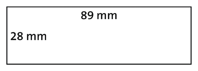 Etiket Dymo LabelWriter adressering 28x89mm 24 rollen á 130 stuks wit