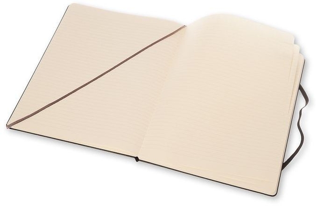 Notitieboek Moleskine pocket 90x140mm ruit 5x5mm hard cover zwart