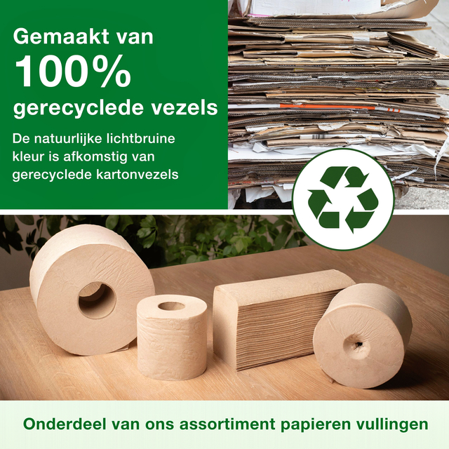 Handdoek Tork H2 Xpress Advanced multifold 2-laags 213x240mm 21x180 vel naturel 130299