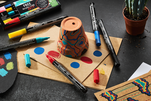 Acrylmarker STABILO  Free Acrylic T100 zwart
