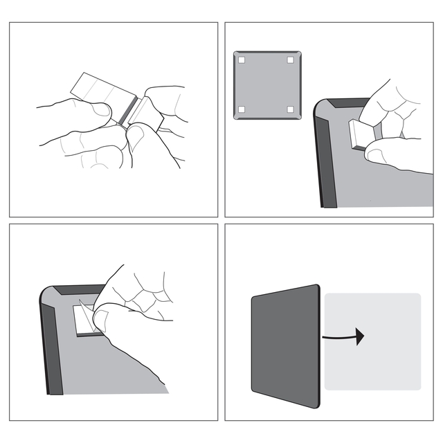 Whiteboard Nobo 21.6x28cm magnetisch assorti