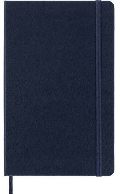Notitieboek Moleskine large 130X210mm lijn hard cover sapphire blue
