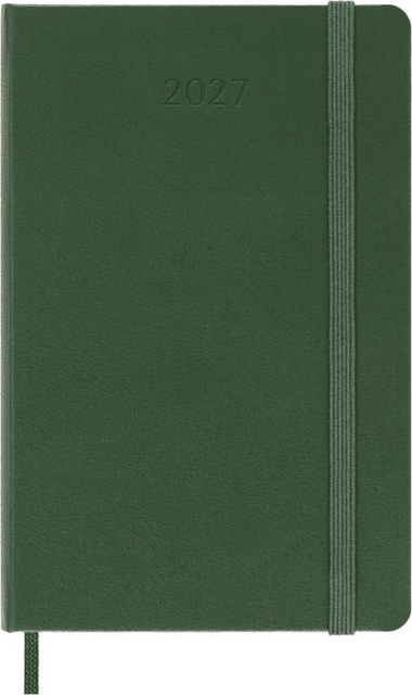 Agenda 2027 Moleskine 12M Planner Weekly 7dagen/1pagina pocket hc myrtle green
