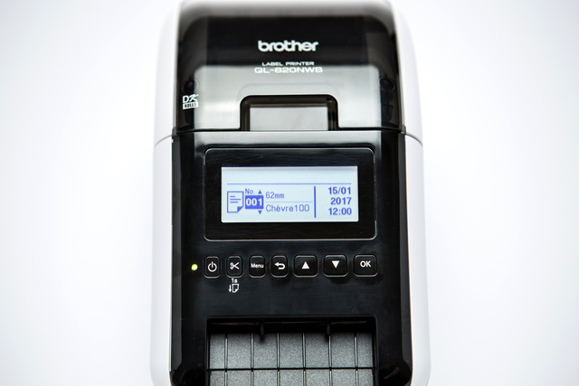 Labelprinter Brother DK QL-820NWBc desktop 62mm wit