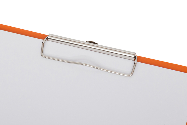 Klembordmap MAUL A4 staand met penlus PVC neon oranje