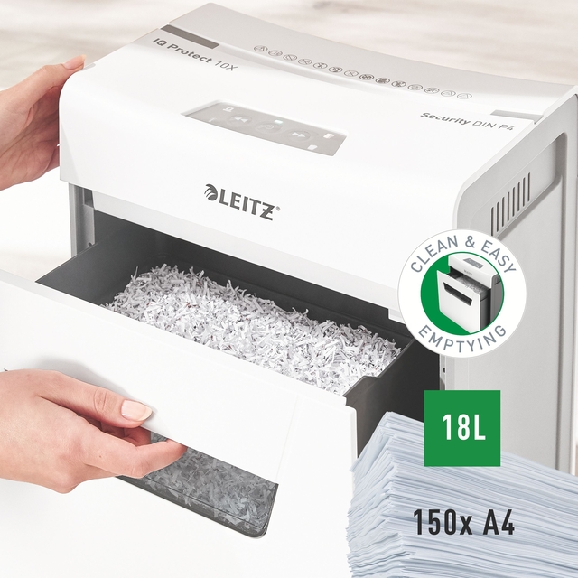 Papiervernietiger Leitz IQ Protect Premium 10X snippers 4x40mm