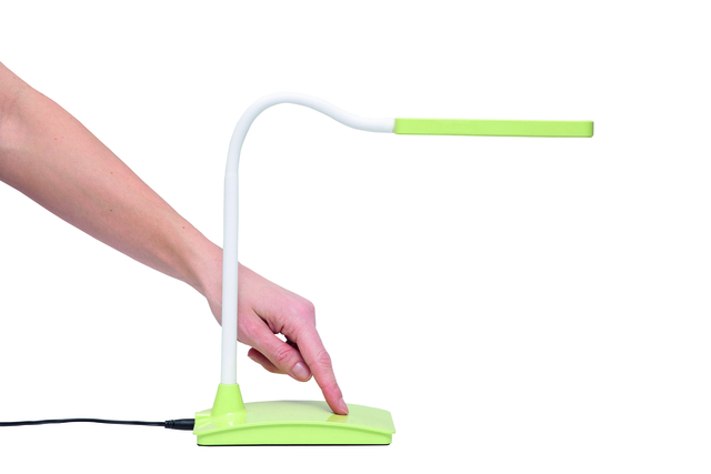 Bureaulamp MAUL Pearly LED dimbaar neon groen