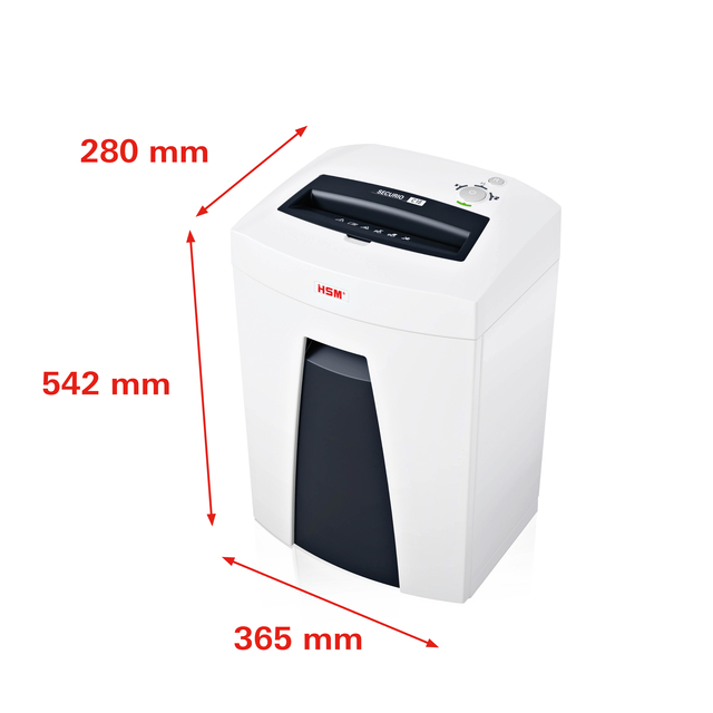 Papiervernietiger HSM Securio C18 stroken 3.9mm