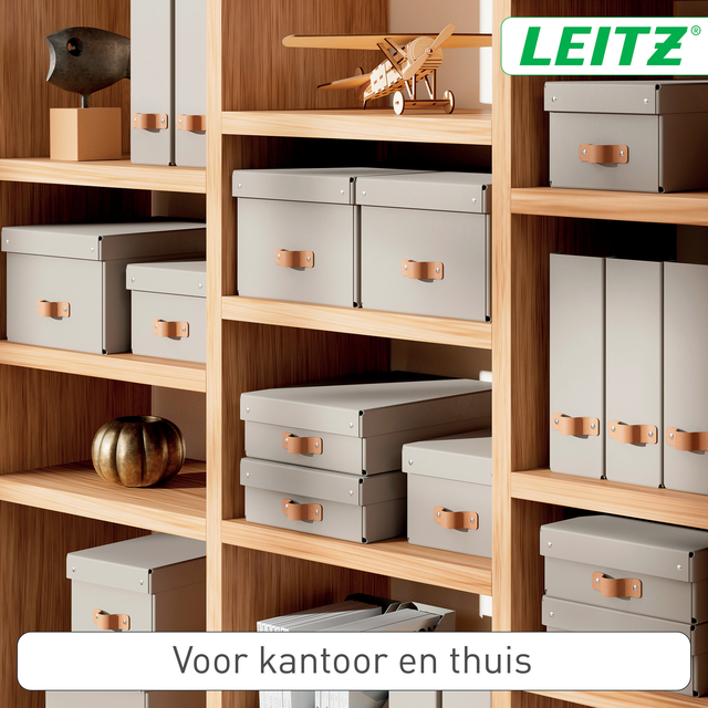 Tijdschriftencassette Leitz Puro set van 2 beige