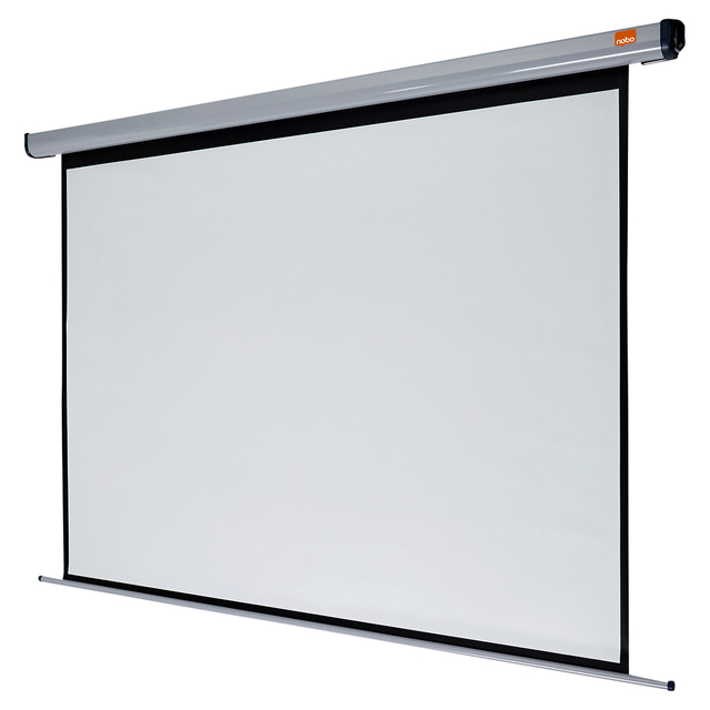 Projectiescherm Nobo wandmodel elektrisch 192x144cm